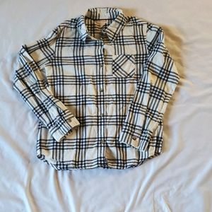 (L) Girls, Cat & Jack Long Sleeve Flannel